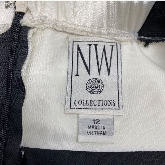 NW Collections Satin Cocktail Dress - Picture 3 of 8